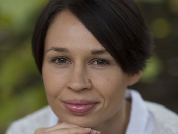 Portraitfoto der Schriftstellerin Sofia Andruchowytsch. Foto: Alexander Chekmenev