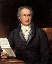 Johann Wolfgang Goethe 1828, Gemälde von Joseph Karl Stieler