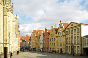 Der Marktplatz in Osnabrück; © MrsMyer