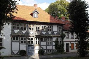 Ein Fachwerkhaus in Schöppenstedt; © Elmschrat
